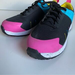 Timberland PRO Overdrive Black and Pink Safety Sneakers Anti Fatigue Comp. Toe